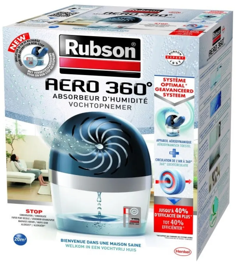 Clearance RUBSON Absorbeur d'humidité Aéro 360° 20m²