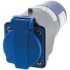 Clearance ZENITECH Adaptateur caravane femelle 2 pôles + terre 16A/mâle 17 IP44
