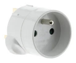 Discount ZENITECH Adaptateur mâle UK/femelle France 230V