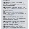 Outlet TIVOLY 3 adaptateurs HEXA 6,35mm douilles carrées femelle