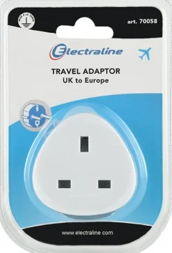Discount ELECTRALINE Adaptateur Uk Vers Europe