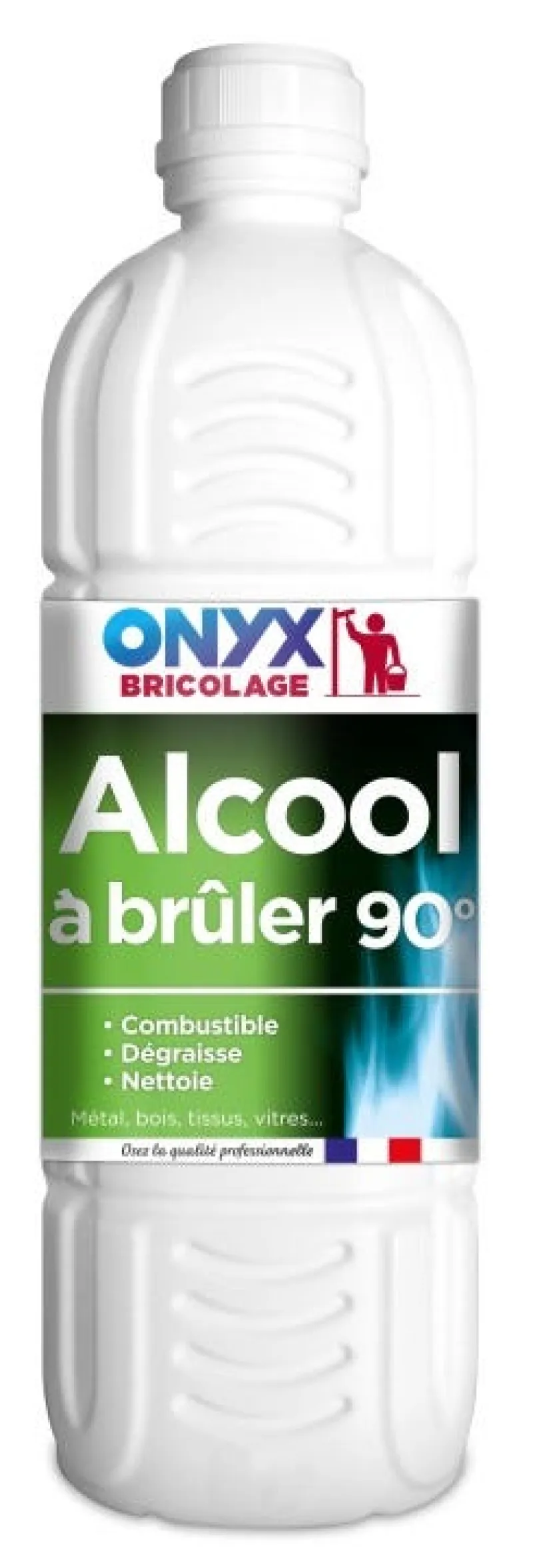 ONYX Alcool à brûler 90° bouteille de 1L