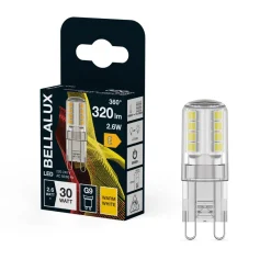 Clearance Ampoule Bellalux Led Capsule Clair 2,6W=30 G9 Chaud