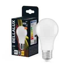 Ampoule Bellalux Led Standard Verre Dépoli 8W E27 Chaud