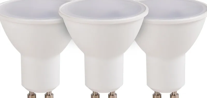 Clearance VOLTMAN Ampoule dimmable Luz-e WI-FI 5W GU14 RGB/C (x3)
