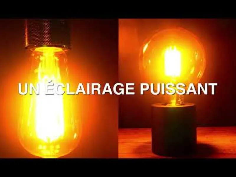 XANLITE Ampoule filament LED déco G125 E27 1521lm 1800K blanc chaud