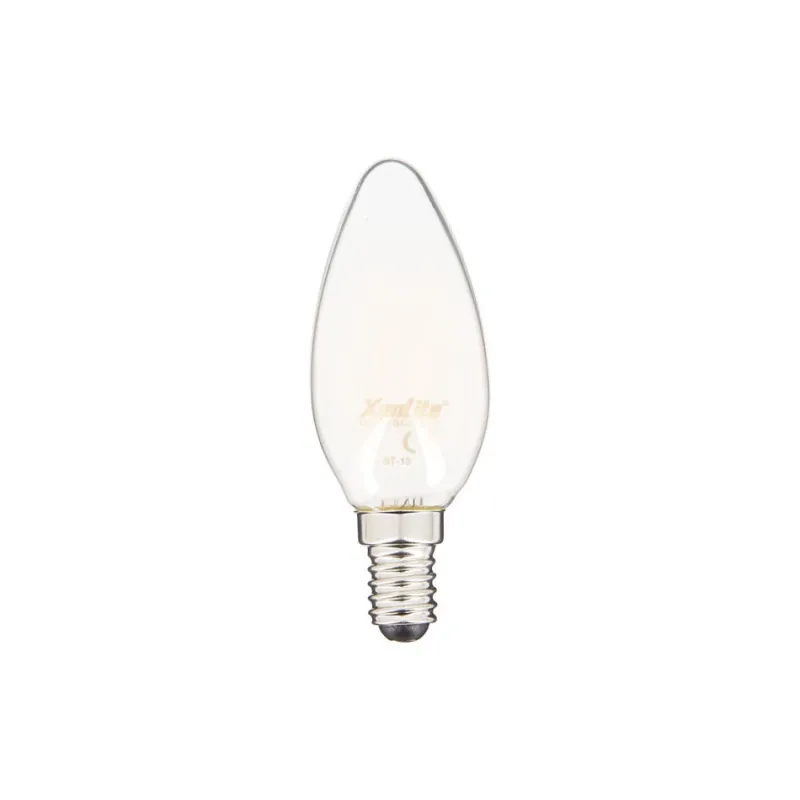 Hot XANLITE Ampoule filament LED flamme E14 806lm 6,5W 2700k blanc chaud