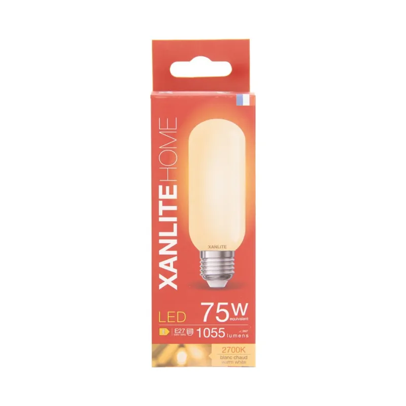 Hot XANLITE Ampoule filament LED T45 E27 1055lm 8,5W 2700k blanc chaud
