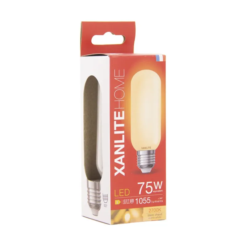 Hot XANLITE Ampoule filament LED T45 E27 1055lm 8,5W 2700k blanc chaud