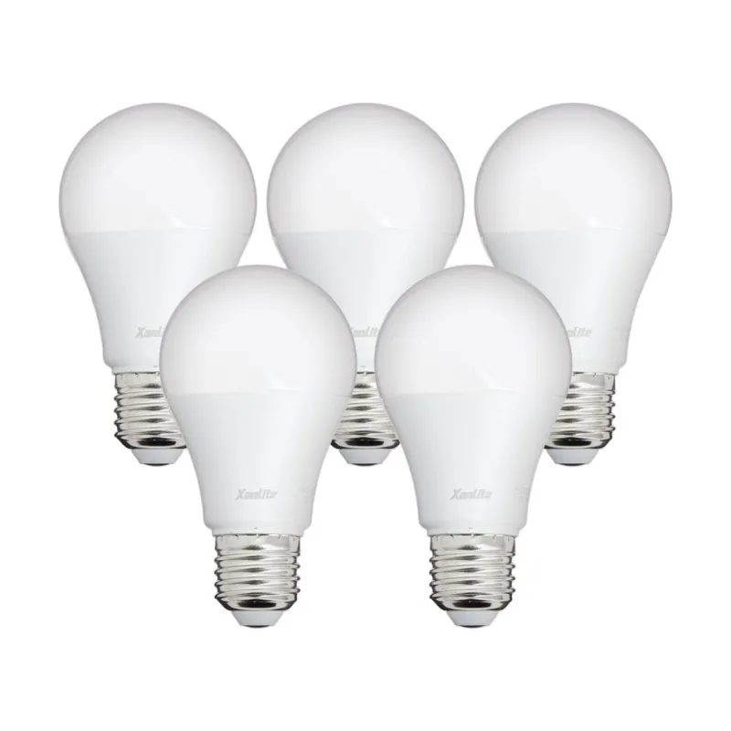 New XANLITE Ampoule LED A60 E27 806lm 9W 4000k blanc neutre x5