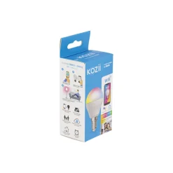 Clearance Ampoule LED connectée Kozii E14 400lm 6W RVB