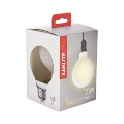 Clearance XANLITE Ampoule LED déco G95 E27 1055lm 9W 3000k blanc chaud