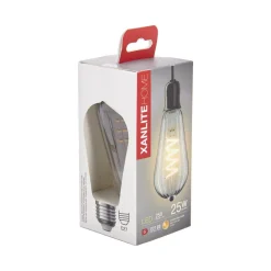 Sale XANLITE Ampoule LED déco ST64 E27 250lm 4W 3000k blanc chaud