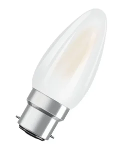 Clearance OSRAM Ampoule LED Flamme verre dépoli 3,4W=40 B22d chaud