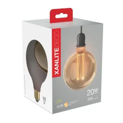 Hot XANLITE Ampoule LED G125 hologramme E27 200lm 4W 1800k blanc chaud