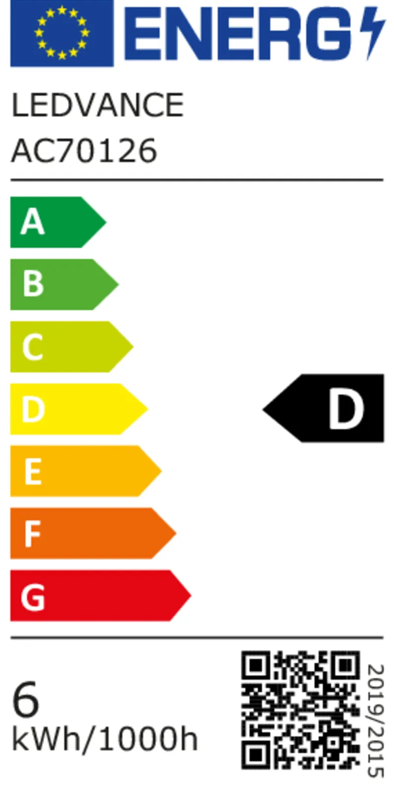 OSRAM Ampoule LED Standard clair filament 5,9W=60 E27 froid