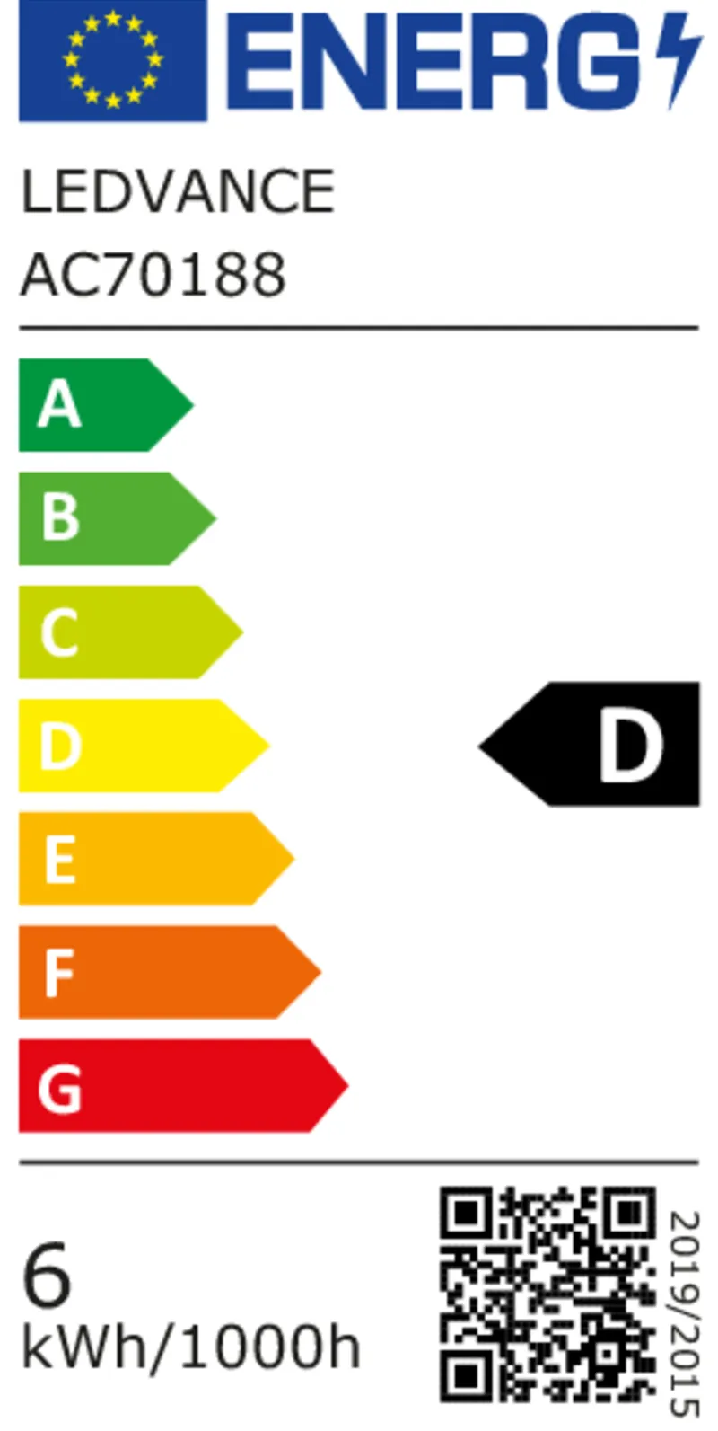 New OSRAM Ampoule LED Standard clair filament 5,9W=60 B22d froid