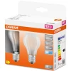 Clearance OSRAM Ampoule LED Standard verre dépoli 11W=100 E27 x2