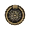 New Anneau Ø45 mm en zamak laitonné vieilli mat x2