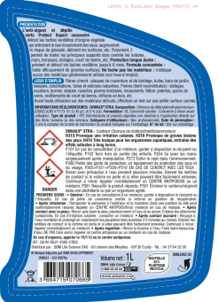PROTECT EXPERT Anti-algues et dépôts verts concentré 1L