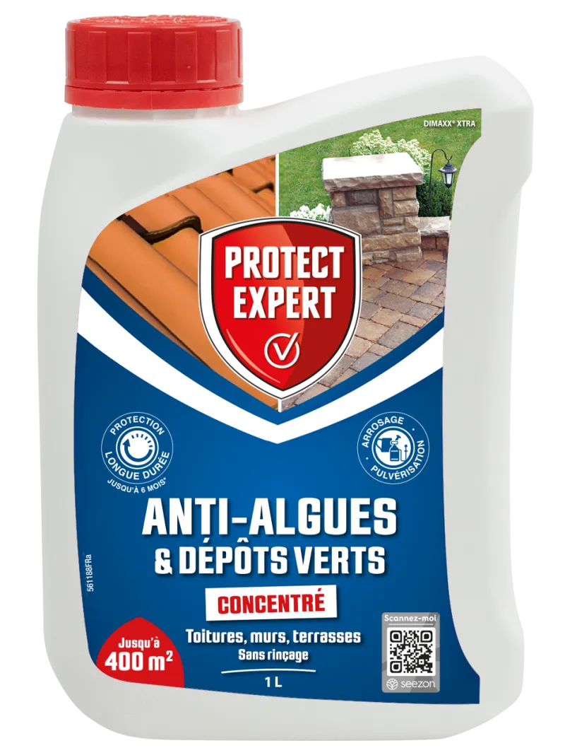 PROTECT EXPERT Anti-algues et dépôts verts concentré 1L