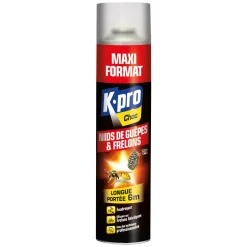 Outlet K.PRO Aérosol foudroyant spécial nids guêpes/frelons 600ml