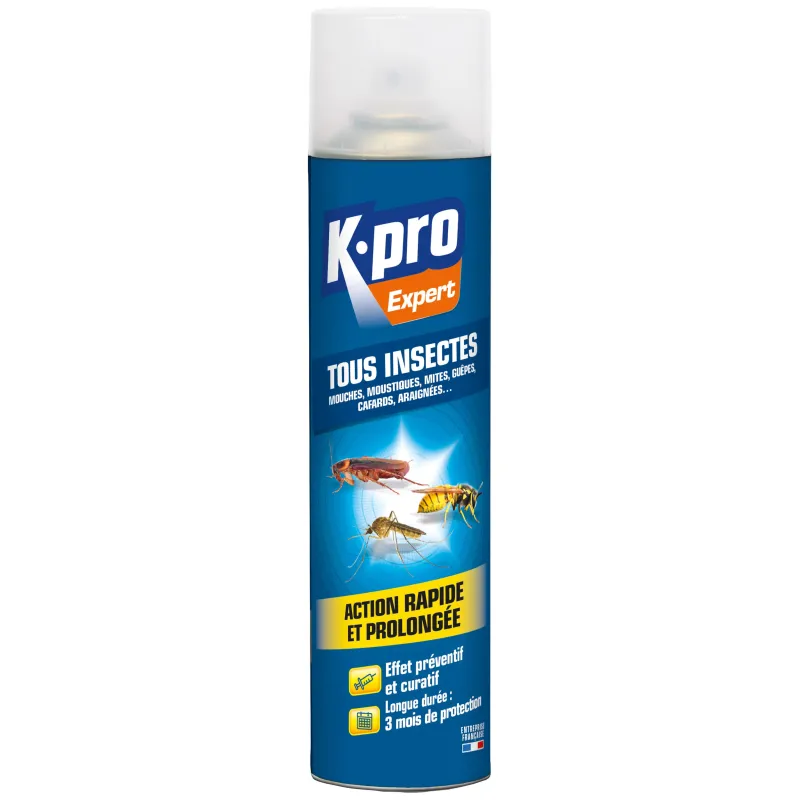 Sale K.PRO Aérosol longue durée tous insectes 300ml
