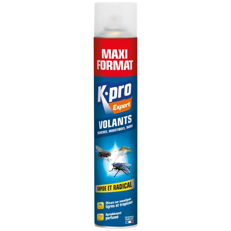 Outlet K.PRO Aérosol tous insectes volants 500 ml maxi format