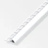 ALFER Arrêt 1/4 12,5mm PVC blanc 2,5m