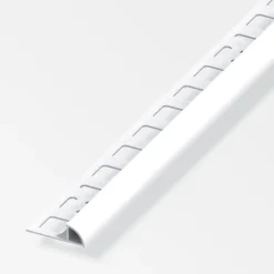 ALFER Arrêt 1/4 12,5mm PVC blanc 2,5m