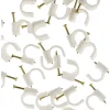 Clearance ZENITECH 20 attaches plastiques Ø6mm blanc