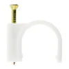 Outlet ZENITECH 100 attaches plastiques Ø6mm blanc