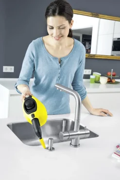 Best KARCHER Balai à vapeur SC 1 Easy Fix + kit sol