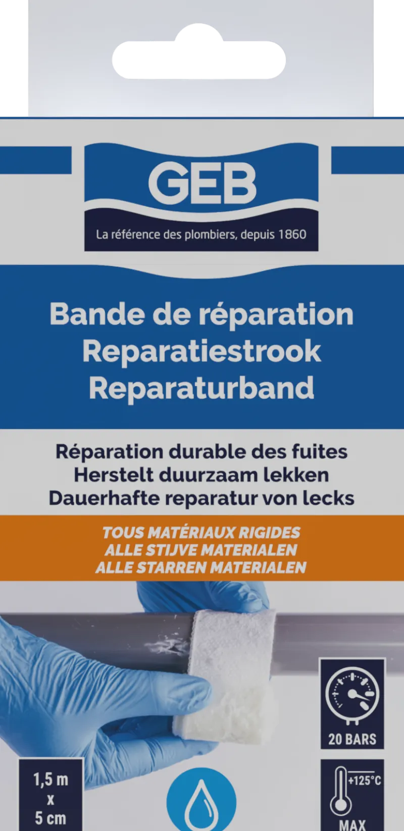 Online GEB Bande de réparation 1,5m