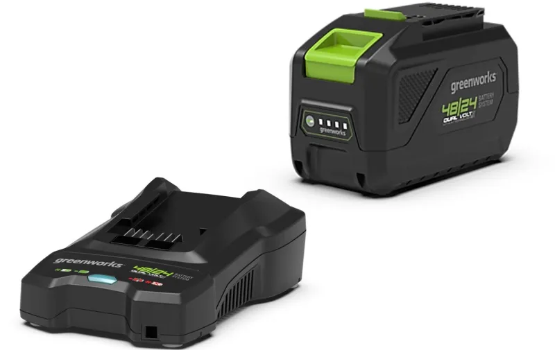 Clearance GREENWORKS Batterie Lithium 48V DVT 4,0 Ah + chargeur