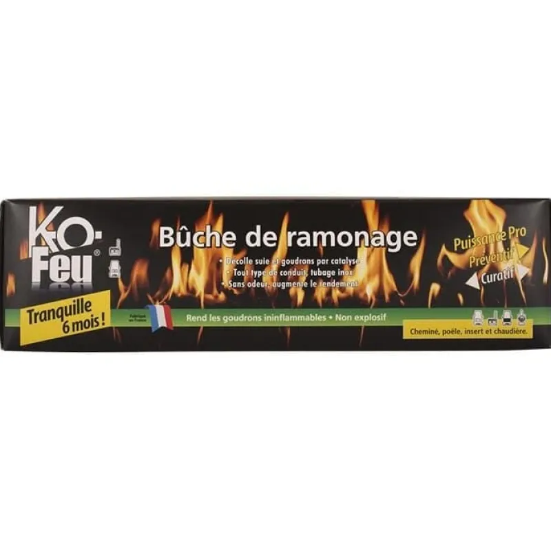 Sale Bûche de ramonage 1,2 kg