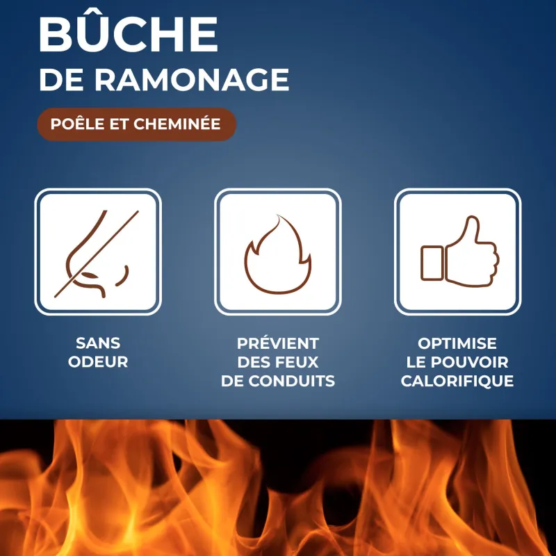 Clearance STARWAX Bûche de ramonage 1,1kg