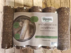 Hot Bûches de bois densifiées sous film (x5) ASWOOD