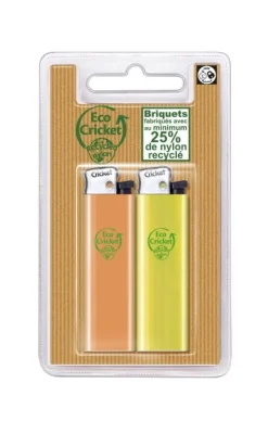 Online CRICKET Blister de 2 briquets Eco