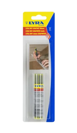 New LYRA Blister 1 étui Mines graphites 2B DRY