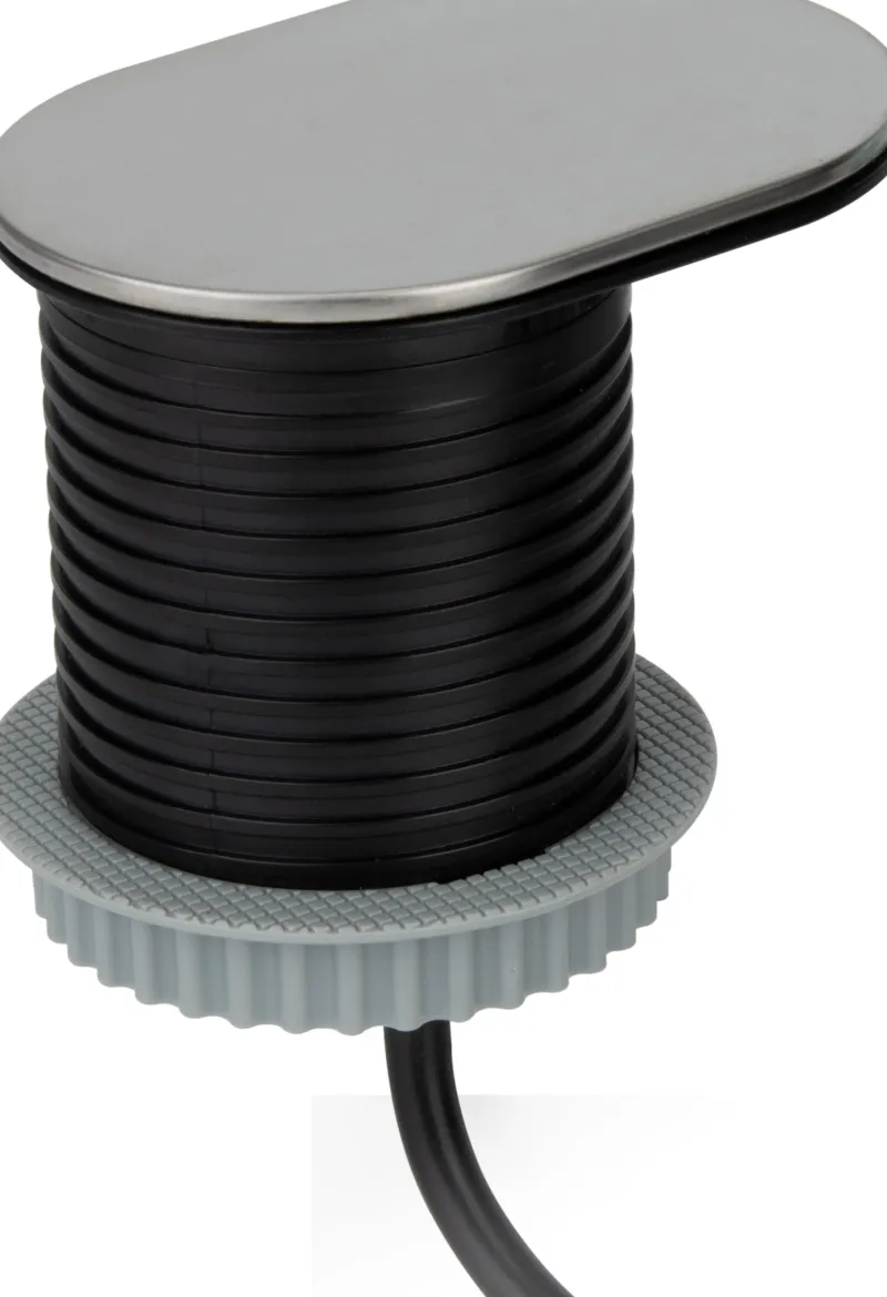 Clearance OTIO Bloc Gliss encastrable 16A + USB A+C 1,90m inox
