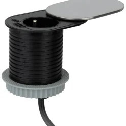 Clearance OTIO Bloc Gliss encastrable 16A + USB A+C 1,90m inox