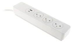 Discount OTIO Bloc mutiprise Mantea 3 prises easyeject + 2 USB blanc