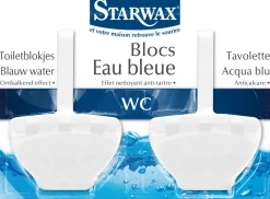 Best STARWAX Bloc pour cuvettes WC eau bleu (x2)