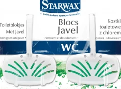 New STARWAX Bloc pour cuvettes WC à la javel (x2)
