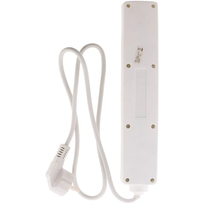 Outlet ZENITECH Bloc 5 prises 16A 2P+T 1m blanc avec interrupteur