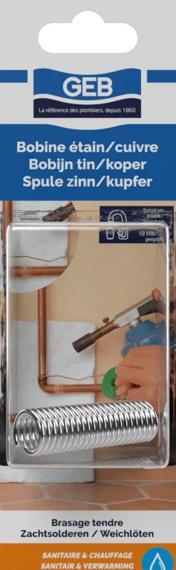 Best GEB Bobine étain/cuivre 3% pour brasage tendre 20 g