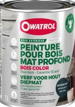 Best OWATROL Bois color anthracite Ral 7016 1L