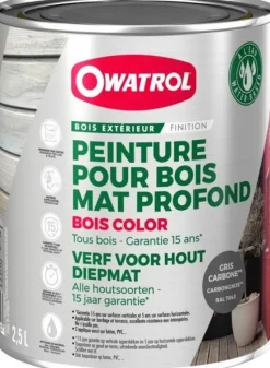Online OWATROL Bois color gris carbone Ral 7043 2.5L