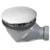 WIRQUIN Bonde de douche James Ø90 mm avec dôme chromé